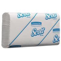 Scott Slimfold White Hand Towels 1-Ply Pack of 1760 5856