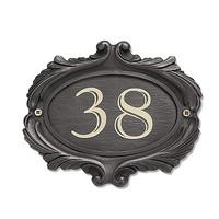 Scroll House Number Plaque