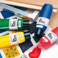 screen printing water colours brilliant blue each