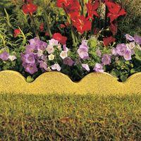 scalloped paving edging buff l600mm h150mm t50mm pack of 48