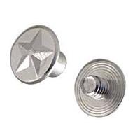 Screw Post Star 1/4in 6pk