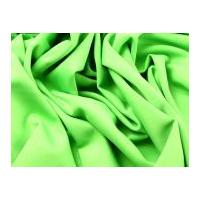 Scuba Bodycon Stretch Jersey Dress Fabric Fluorescent Green