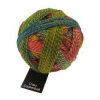 Schoppel Wolle Crazy Zauberball Sock Knitting Yarn 1701 Red/Yellow/Blue/Green