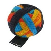 Schoppel Wolle Zauberball Sock Knitting Yarn 1564 Red/Orange/Green/Navy/Turquoise