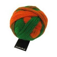 schoppel wolle zauberball sock knitting yarn 2086 greenorange