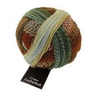 Schoppel Wolle Crazy Zauberball Sock Knitting Yarn 1660 Brown/Ginger/Green