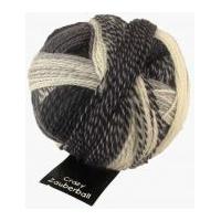 schoppel wolle crazy zauberball sock knitting yarn 2100 blackivorygrey