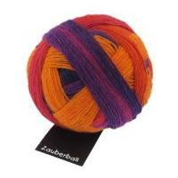 schoppel wolle zauberball sock knitting yarn 1536 orangepinkpurple