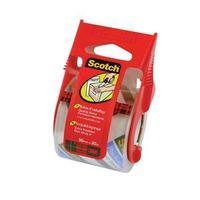 scotch extra quality 50mm x 20m packaging tape clear in a compact disp ...