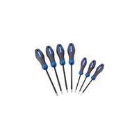 Screwdriver set, 7-piece, diamond tipped, inner wedge Westfalia