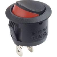 SCI R13-112A2 B/B/R Rocker Switch SPST On-Off 250 V AC 6 A