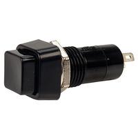 SCI R13-23A BLACK Non-locking Black Push Switch