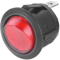 SCI R13-112B B/R 230V Rocker Switch Illuminated Red SPST On-Off 25...