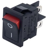 sci r13 73a2 red dpst visible on rocker switch red