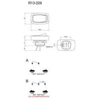 SCI R13-228B-01 6A Rocker Switch