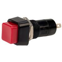 SCI R13-23B RED Latching Red Push Switch