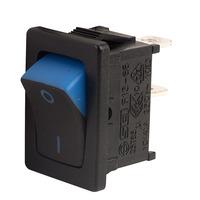SCI R13-66A3 BLUE SPST Blue \'visible On\' Rocker Switch