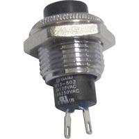 SCI R13-502MA-05BK 1.5A Pushbutton Switch Black 2P SPST Off-(On) M...