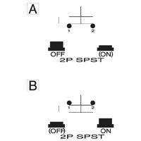 SCI R13-24B1-02 WT 1.5A Miniature Pushbutton Switch White 2P SPST ...