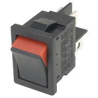 SCI R13-73A2 RED DPST Visi On Blank Rocker Switch Red