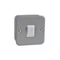 Schneider Electric GMC1012 Metal Clad Light Switch 1 Gang 2 Way