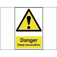 Scan Danger Deep Excavation - PVC 400 x 600mm