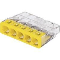 Screw terminal flexible: - rigid: 0.5-2.5 mm² Number of pins: 5 WAGO 20 pc(s) Transparent, Yellow