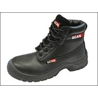 scan panther black safety boots s1p size 12