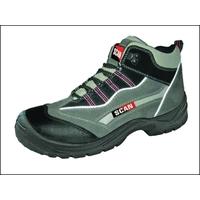 Scan Jaguar Grey Red Safety Hiker Boot Size 9