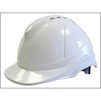 Scan Superior Safety Helmet White Ratchet Adjustment