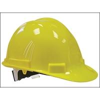 scan deluxe safety helmet yellow