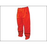 scan hi vis motorway trouser orange medium