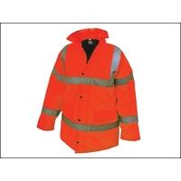 Scan Hi-Vis Motorway Jacket Orange Medium