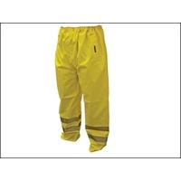 scan hi vis motorway trouser yellow large