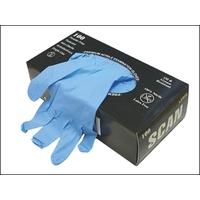 scan premium nitrile examination gloves 100 large