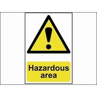 Scan Hazardous Area - PVC 400 x 600mm