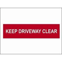 scan keep driveway clear pvc 200 x 50mm