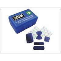Scan Hydroscopic Blue Plasters 100 Assorted