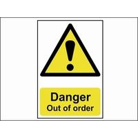 scan danger out of order pvc 200 x 300mm