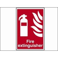 scan fire extinguisher pvc 200 x 300mm