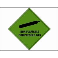 Scan Non Flammable Compressed Gas - 100 x 100mm SAV