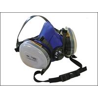 Scan Twin Half Mask Respirator + P2 Dust Filter Cartridges