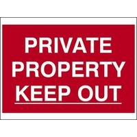 Scan Private Property Keep Out - PVC 300 x 200mm