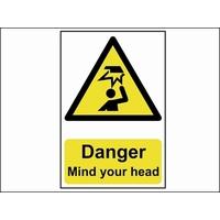 Scan Danger Mind Your Head - PVC 200 x 300mm
