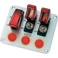 SCI R18-P3A 20A Operating Panel Toggle Switch, 12Vdc