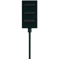 SCART TV/monitor Adapter [1x SCART plug - 3x SCART socket] 0.50 m Black Belkin