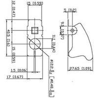 SCI R17-10 RED Safety Cap R17-10 Red Compatible with R13 - 2, R13 - 4, R13 - 28