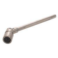 Scaffold Spanner 7/16W 14/11mm Flat Titanium Handle Steel Socket