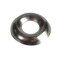 Screw Cup Washers Nickle Plated No.8 Forge Pack 20