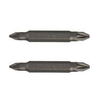 Screwdriver Bits PZ2 / PZ2 Double Ended 50mm Pack of 2